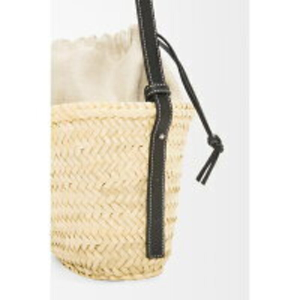 LOEWE Spring Summer Drawstring Bucket Bag Black - image 5